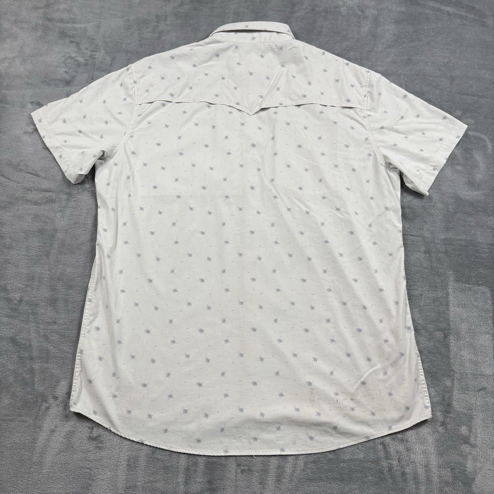 Poncho Outdoors The Llano Western Pearl Snap Shirt Slim Fit Men's Size XXL - Picture 6 of 6